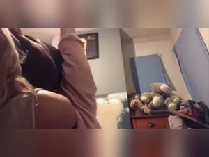 Submissive woman and her dog: an extreme zoophilia video