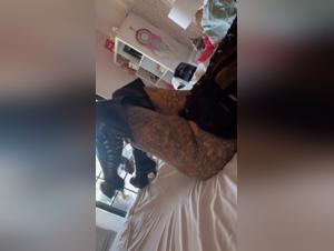 blonde tattoo dog beastily