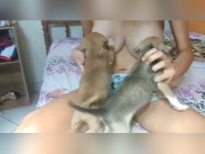 A Beastly Love Story: Woman and Her Dog