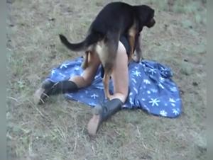 Biker Girl's Canine Adventure