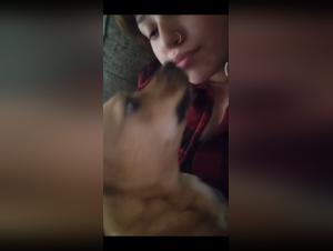 Bestiality sex videos: a woman and her dog