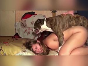 woman and dog in bestialica