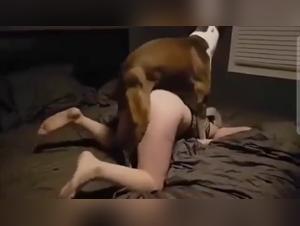 Shocking and exciting zoophilia video