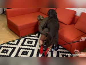 Veronica Selesto in an intense zoophilia scene