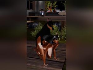 Tickzoo TV: Cartoon toons sex games with dog fucking animation