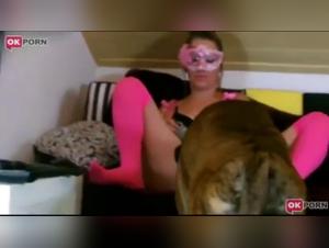 Mature woman and dog: a bestiality video not to be missed