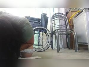 Sexy Woman and Her Canine Companion