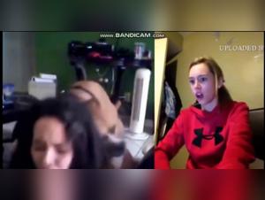 Girl and dog: a shocking encounter