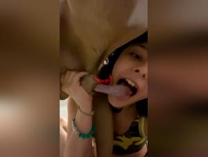 Teenage girl and dog: a scene of extreme zoophilia