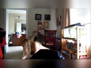 Shocking zoophilia scene with a young girl and her dog