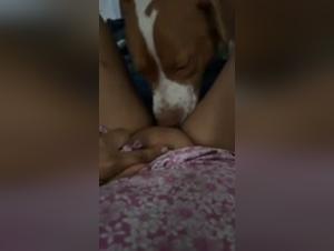 Woman and dog: a shocking relationship