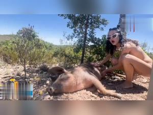 tierische süssen: hund sex mit frau, extrem