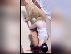 Asian Girl Dog Fuck 1