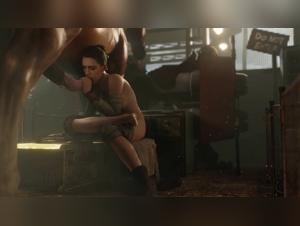 Forbidden Meeting: Woman and Horse