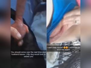 Unfaithful wife and dog: a beastly encounter