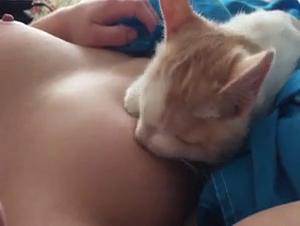 Bestiality: a woman and her dog