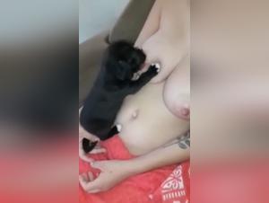 Bestiality video: a unique experience with a dog