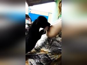 Woman and Puppy - A Bestial Encounter