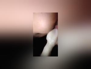 Bestial and intense experience with a canine dildo