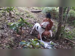 Latin Bestiality: Lesbians who are passionate about dirty dogs