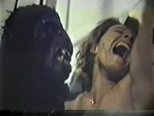 Woman Subjected to Bestiality - Gorilla Scene Film