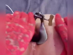 Trans woman in an extreme zoophilia scene