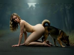 Milly's Animal Submission - Dog Sex Hardcore