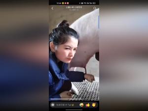 Asian and pig: a video of extreme zoophilia