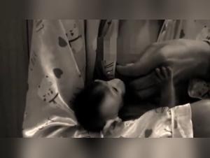 Unusual Encounter: Woman and Monkey