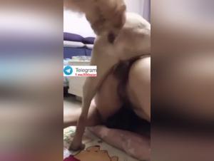 Salope baisée par chien chinois