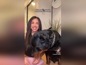Hure fickt Hund, Mund befriedigt, hart