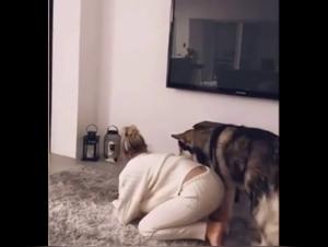 An Intimate Meeting with a Four-Legged Friend