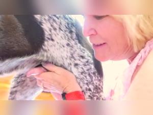Mature woman and her dog: a unique bestiality video