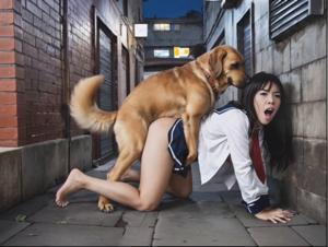 Asiatische Frau Hund Sex Teil 1