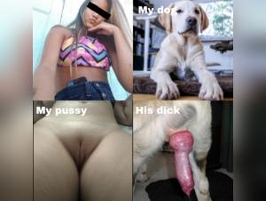 Hot girls and dogs in hardcore bestiality videos