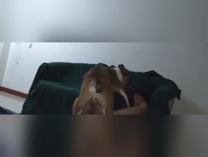 Bestiality: a woman and her dog