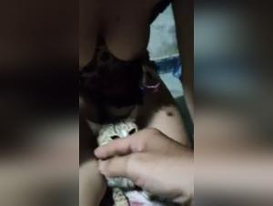 Asian woman and cat: a beastly encounter