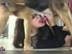 Bestiality: Woman and Dog in a Hard Video