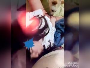 Asian bestiality: a woman fucked by a dog