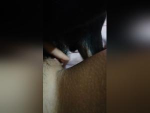Sex with young amateur and animal: licking the pussy
