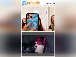 Blonde woman and dog in intense bestiality scene