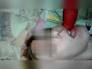 Blonde woman and her passion for bestiality