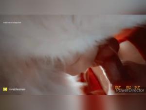 Snapchat 2 - Blonde and her dog in shocking bestiality video