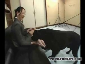 Woman and Dog: A Forbidden Intimacy