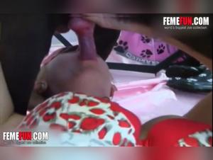 Masked woman and dog: a bestiality video not to be missed