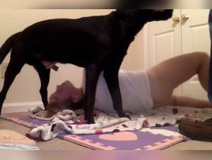 A Woman Has a Dog Fuck in the Scottish Countryside