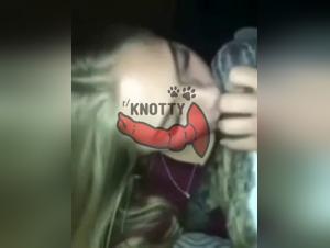 A salpy fetishizing kisses with her beloved hamster