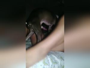 Bestiality with a teen and her dog