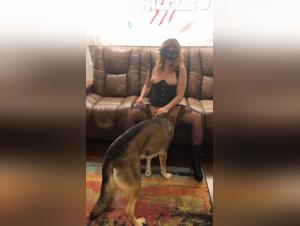 Forbidden Meeting: A Woman and Her Dog