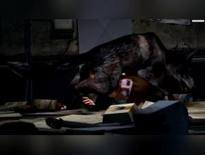 Bestial encounter: woman and dog